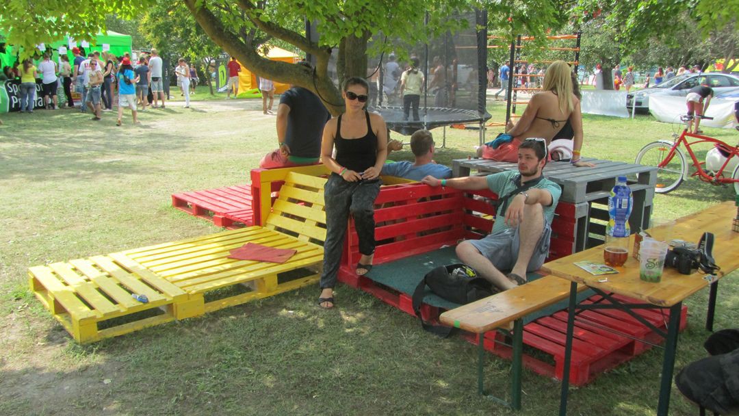 Raklapbudafok raklapjai az EFOTT-on